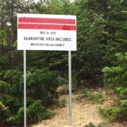 2New-apple-maggot-quarantine-sign-at-the-Dryden-Transfer-Station.-Credit-Hilary-Lundgren-Chumstick-Wildfire-Stewardship-Coalition Fantastic Failure: Apple Maggots? Fire Management and Pest Management Meet